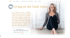 Desktop Screenshot of livingonthefaultlines.com